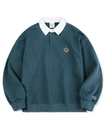 codegraphy（コードグラフィー）の「Code:graphy（コードグラフィー）/CGP Heritage rugby shirt/襟付き ポロシャツ ポロネック ラガーシャツ オーバーサイズ（スウェット・メンズ）」