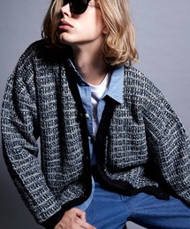 ENDER PRODUCTS | ツイードライクループヤーン ルーズニットカーディガン【ENDER PRODUCTS/エンダープロダクツ】(カーディガン/ボレロ)