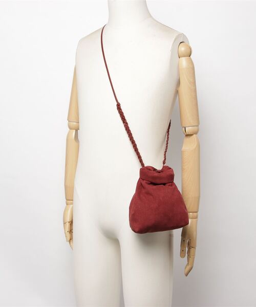 BALLAST ARK（バラストアーク）の「BALLAST ARK / バラストアーク：SHOULDER POUCH：BA06-B001[AST]（ボディバッグ/ウエストポーチ・メンズ・ブラック/ブラウン系その他/レッド・FREE）」の6枚目の写真