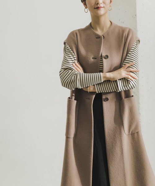 URBAN RESEARCH（アーバンリサーチ）の「ノーカラーウールジレ（その他