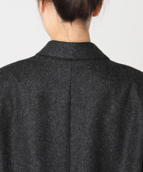 EDIT. FOR LULU（エディットフォールル）の「フランネル ダブルブレスト ジャケット（テーラードジャケット・レディース・グレー/ウッド・FREE）」の15枚目の写真