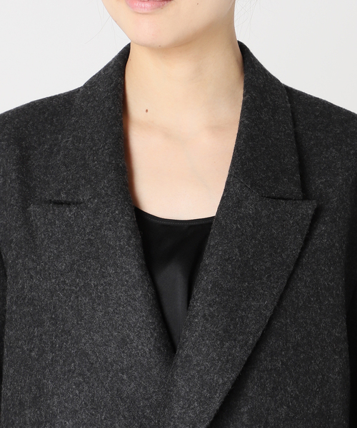 EDIT. FOR LULU（エディットフォールル）の「フランネル ダブルブレスト ジャケット（テーラードジャケット・レディース・グレー/ウッド・FREE）」の16枚目の写真