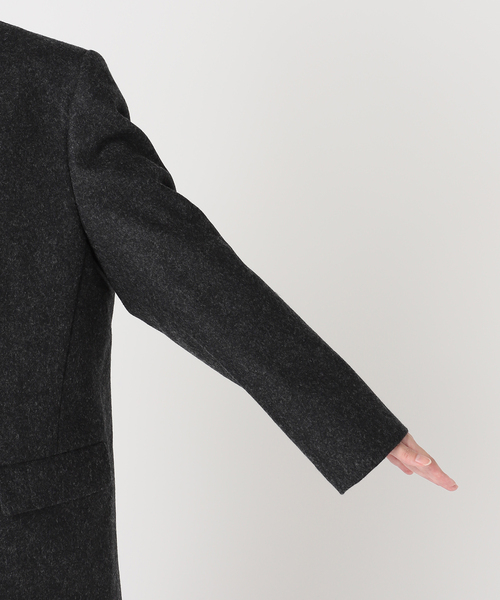 EDIT. FOR LULU（エディットフォールル）の「フランネル ダブルブレスト ジャケット（テーラードジャケット・レディース・グレー/ウッド・FREE）」の17枚目の写真