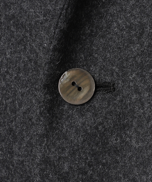 EDIT. FOR LULU（エディットフォールル）の「フランネル ダブルブレスト ジャケット（テーラードジャケット・レディース・グレー/ウッド・FREE）」の21枚目の写真