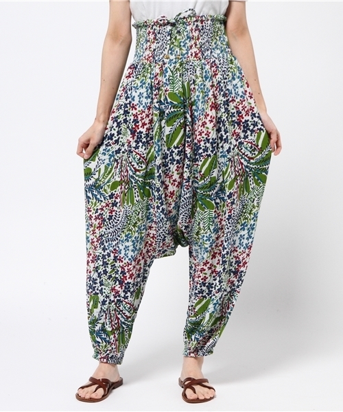 チャイハネ（チャイハネ）の「【チャイハネ】ハルティブパンツ / サロペット 2WAY（その他パンツ・レディース・ストライプ/チェック/ネイビー/オレンジ/マルチ/パープル/ターコイズブルー/ダークネイビー/その他/ブルー・FREE）」の20枚目の写真