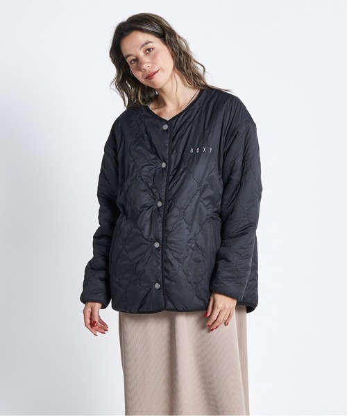 ROXY(ロキシー)の「SWAN ZIP/ロキシーリバーシブルボアジャケット(スウェット・レディース・ホワイト/ブラック/ブラウン・LARGE/SMALL/MEDIUM)」の11枚目の写真