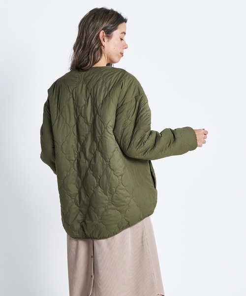ROXY(ロキシー)の「SWAN ZIP/ロキシーリバーシブルボアジャケット(スウェット・レディース・ホワイト/ブラック/ブラウン・LARGE/SMALL/MEDIUM)」の12枚目の写真