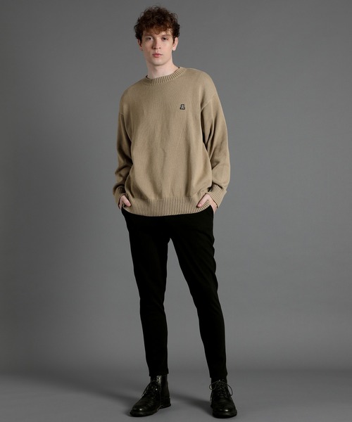 LANVIN en Bleu（ランバンオンブルー）の「ミドルゲージ クルーネック