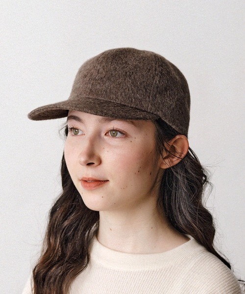 Nine Tailor(ナインテイラー)の「【Nine Tailor】 Shaggy Solid Cap(キャップ・メンズ・モカ/ブラック/ライトベージュ・FREE)」の3枚目の写真