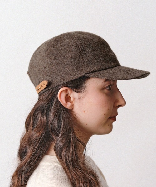 Nine Tailor(ナインテイラー)の「【Nine Tailor】 Shaggy Solid Cap(キャップ・メンズ・モカ/ブラック/ライトベージュ・FREE)」の5枚目の写真