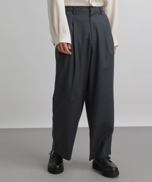 HARE(ハレ)の「【SETUP対応】TWタックワイドパンツ(HARE)(スラックス・メンズ・ブラック/ブルー・SMALL/MEDIUM)」の5枚目の写真