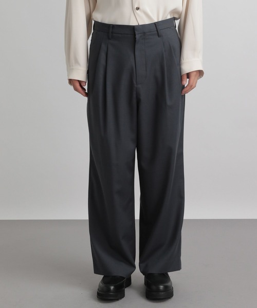 HARE(ハレ)の「【SETUP対応】TWタックワイドパンツ(HARE)(スラックス・メンズ・ブラック/ブルー・SMALL/MEDIUM)」の6枚目の写真