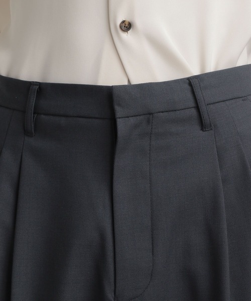 HARE(ハレ)の「【SETUP対応】TWタックワイドパンツ(HARE)(スラックス・メンズ・ブラック/ブルー・SMALL/MEDIUM)」の9枚目の写真