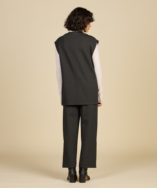 ReNorm（リノーム）の「【SET UP対応】Vネックベスト（ベスト・レディース・ブラック/グレー・フリー）」の15枚目の写真