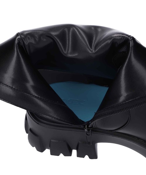 X-girl（エックスガール）の「PLATFORM LONG BOOTS（ブーツ・レディース・ホワイト/ブラック・SMALL/MEDIUM/LARGE）」の11枚目の写真