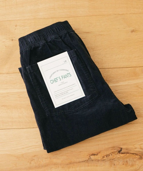 ITEMS URBANRESEARCH(アイテムズ アーバンリサーチ)の「コーデュロイ シェフパンツ(その他パンツ・メンズ・ブラック/ネイビー/オリーブ/ブラウン・LARGE/MEDIUM)」の1枚目の写真