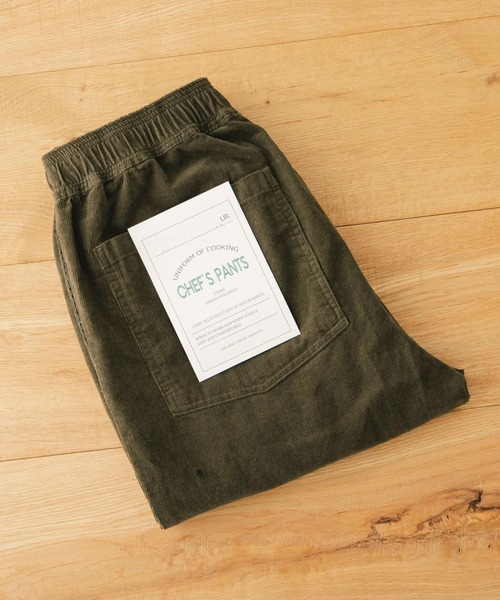 ITEMS URBANRESEARCH(アイテムズ アーバンリサーチ)の「コーデュロイ シェフパンツ(その他パンツ・メンズ・ブラック/ネイビー/オリーブ/ブラウン・LARGE/MEDIUM)」の4枚目の写真