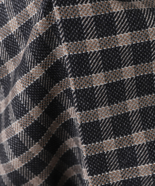 EDIFICE LA BOUCLE（エディフィスラブークル）の「【LA BOUCLE / ラブークル】1プリーツ チェック イージーパンツ（その他パンツ・メンズ・ブラック系その他・2/1/3）」の16枚目の写真