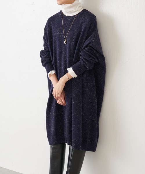 BEARDSLEY(ビアズリー)の「リブタートルネックニット(ニット/セーター・レディース・グリーン/アイボリー/ブラック・FREE)」の10枚目の写真