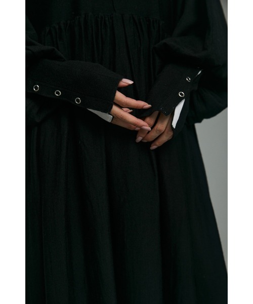 HeRIN.CYE（ヘリンドットサイ）の「Flare knit op（ワンピース）」 - WEAR