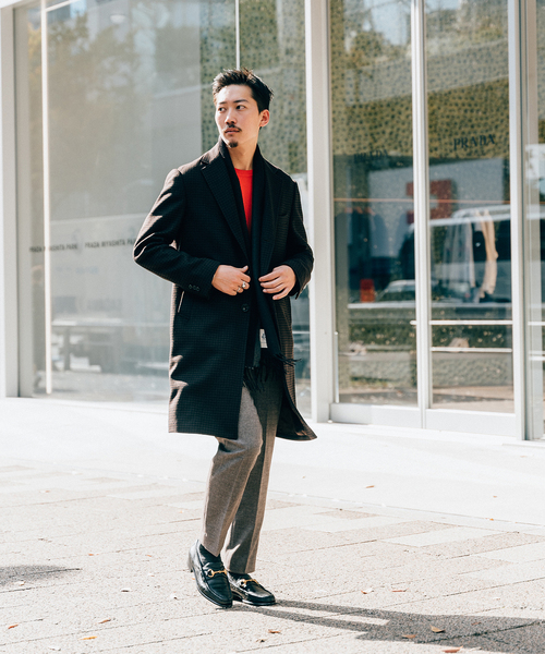 EDIFICE（エディフィス）の「メランジ T/R テーパード イージーパンツ（その他パンツ・メンズ・チャコールグレー/ブラック/ブラウン・SMALL/MEDIUM/LARGE/X-LARGE）」の9枚目の写真