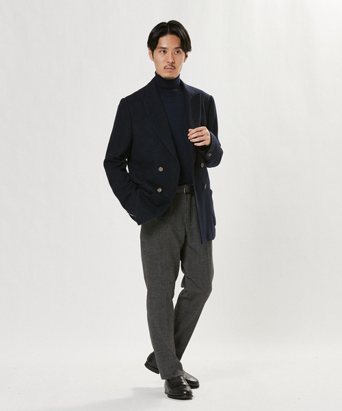 EDIFICE（エディフィス）の「メランジ T/R テーパード イージーパンツ（その他パンツ・メンズ・チャコールグレー/ブラック/ブラウン・SMALL/MEDIUM/LARGE/X-LARGE）」の20枚目の写真