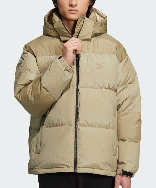 adidas（アディダス）の「グース ダウンジャケット / アディダスオリジナルス（ダウンジャケット/コート・メンズ・ブラック/グリーン・MEDIUM/LARGE/X-LARGE/SMALL/XX-LARGE/3XL/X-SMALL）」の16枚目の写真