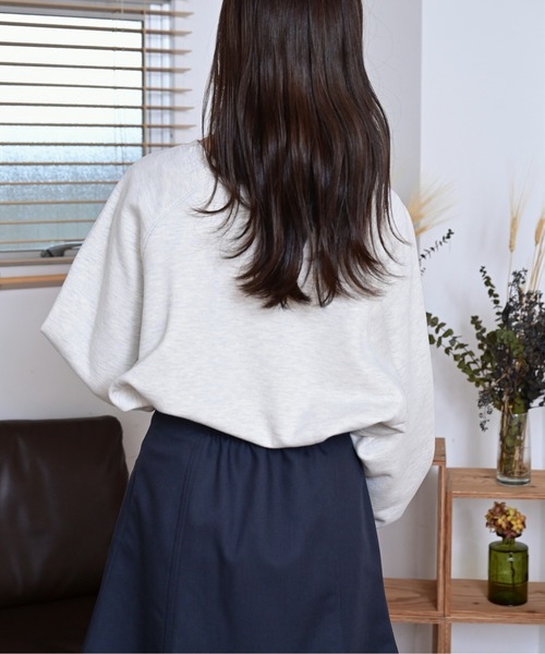 FREE'S MART（フリーズマート）の「カラーロゴプリントショート丈スウェット（Tシャツ/カットソー・レディース・ベージュ/ネイビー/ホワイト系その他・FREE）」の15枚目の写真