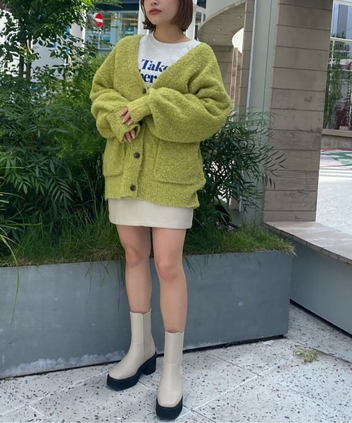 FREE'S MART（フリーズマート）の「カラーロゴプリントショート丈スウェット（Tシャツ/カットソー・レディース・ベージュ/ネイビー/ホワイト系その他・FREE）」の21枚目の写真