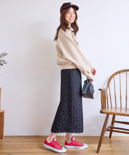 FREE'S MART（フリーズマート）の「カラーロゴプリントショート丈スウェット（Tシャツ/カットソー・レディース・ベージュ/ネイビー/ホワイト系その他・FREE）」の10枚目の写真