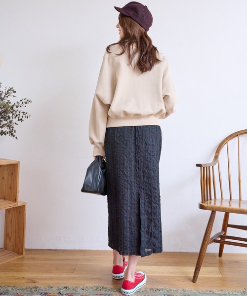 FREE'S MART（フリーズマート）の「カラーロゴプリントショート丈スウェット（Tシャツ/カットソー・レディース・ベージュ/ネイビー/ホワイト系その他・FREE）」の11枚目の写真