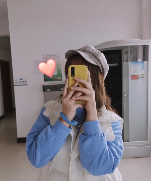 Girly Doll（ガーリードール）の「フェイクダウンベスト（ダウンベスト・レディース・ブラック/オフホワイト・M/L）」の20枚目の写真