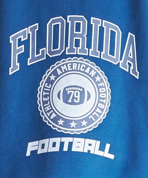 pairmanon(ペアマノン)の「裏起毛ビッグシルエット カレッジトレーナー(スウェット・キッズ・イエロー/グレー/ブルー/ネイビー・130/100/150/140/120/110/90)」の7枚目の写真