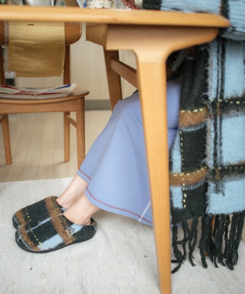 透明な空気のチェックマフラー（マフラー）｜PAMM（パム）の