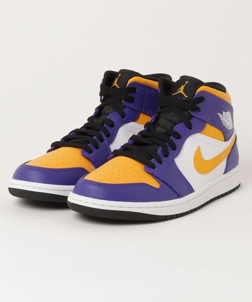 NIKE(ナイキ)の「NIKE AIR JORDAN 1 MID DQ8426-517(スニーカー・メンズ・パープル・27cm/26.5cm/26cm/28.5cm/27.5cm/29cm/28cm)」の4枚目の写真