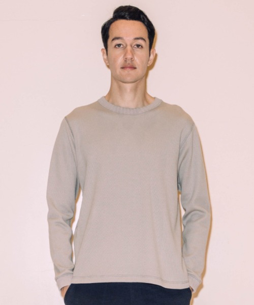 Jackman（ジャックマン）の「L/S Thermal Shirt（Tシャツ/カットソー・メンズ・ブラック/グレー/キナリ・X-LARGE/MEDIUM/LARGE）」の7枚目の写真