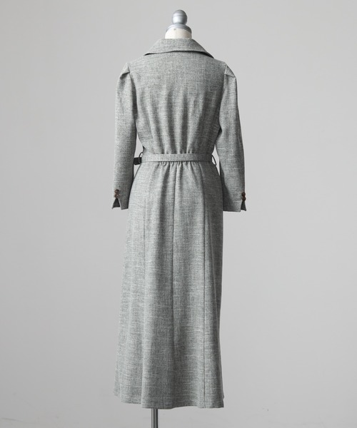 Cheek（チーク）の「【サイズ展開あり】ベルト付き開襟シャツワンピース（シャツワンピース・レディース・グリーン/ラベンダー/ネイビー・SMALL/MEDIUM）」の21枚目の写真