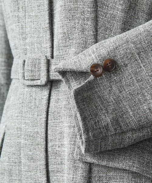 Cheek（チーク）の「【サイズ展開あり】ベルト付き開襟シャツワンピース（シャツワンピース・レディース・グリーン/ラベンダー/ネイビー・SMALL/MEDIUM）」の22枚目の写真