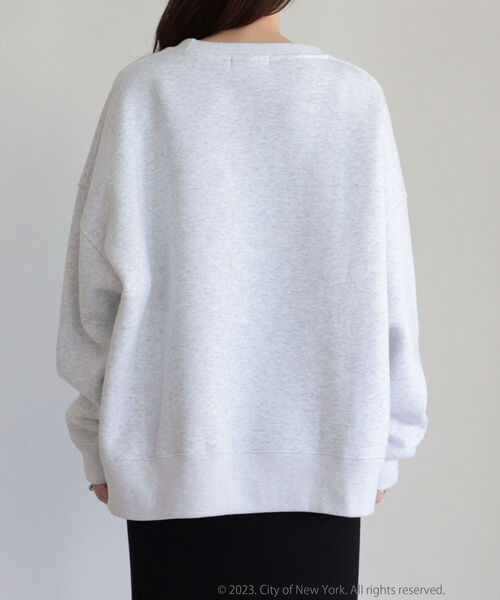 fredy emue(フレディエミュ)の「【GOOD ROCK SPEED/グッドロックスピード】NYCロゴ裏起毛スウェット(スウェット・レディース・ライトグレー・38)」の8枚目の写真