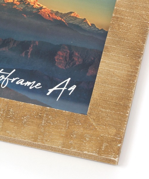 BAYFLOW（ベイフロー）の「23ポプラウッドフレームA4（インテリア雑貨・レディース・ベージュ/ホワイト・0）」の6枚目の写真