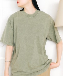 LOS ANGELES APPAREL/ロサンゼルスアパレル 6.5OZ MINERAL WASH CREW NECK T-SHIRT 半袖Tシャツ ウォッシュ加工 オーバーサイズ