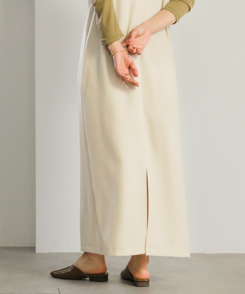 select MOCA（セレクトモカ）の「2wayスリットワンピース（ワンピース・レディース・アイボリー/ブラック・FREE）」の8枚目の写真