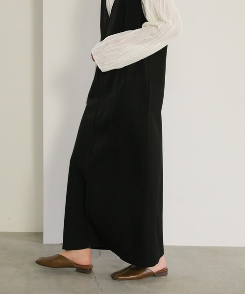 select MOCA（セレクトモカ）の「2wayスリットワンピース（ワンピース・レディース・アイボリー/ブラック・FREE）」の16枚目の写真