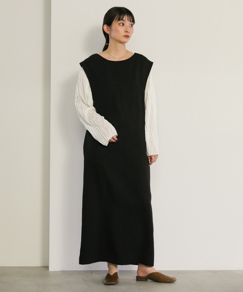 select MOCA（セレクトモカ）の「2wayスリットワンピース（ワンピース・レディース・アイボリー/ブラック・FREE）」の17枚目の写真