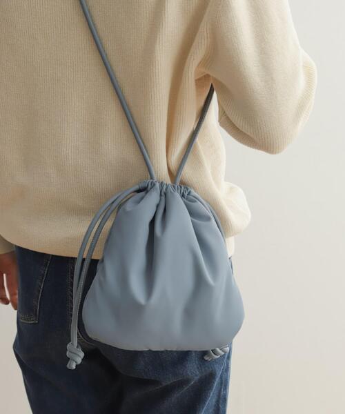 URBAN RESEARCH DOORS（アーバンリサーチドアーズ）の「クッションショルダーバッグ（ショルダーバッグ・レディース・ベージュ/アイボリー/ブルー・-）」の3枚目の写真