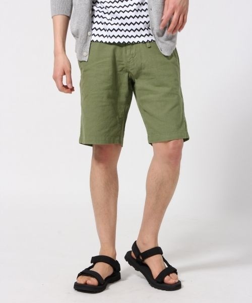 RAGEBLUE（レイジブルー）の「製品染めコットンリネンショーツ/563309（その他パンツ・メンズ・ブラック/ブラウン/ベージュ/オリーブ・MEDIUM/LARGE）」の20枚目の写真