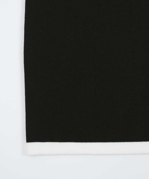 UR'S（ユアーズ）の「ﾊﾞｲｶﾗｰｸﾙｰﾈｯｸﾆｯﾄｶｰﾃﾞｨｶﾞﾝ（カーディガン/ボレロ・レディース・ホワイト/ブラック・S/M/L）」の6枚目の写真