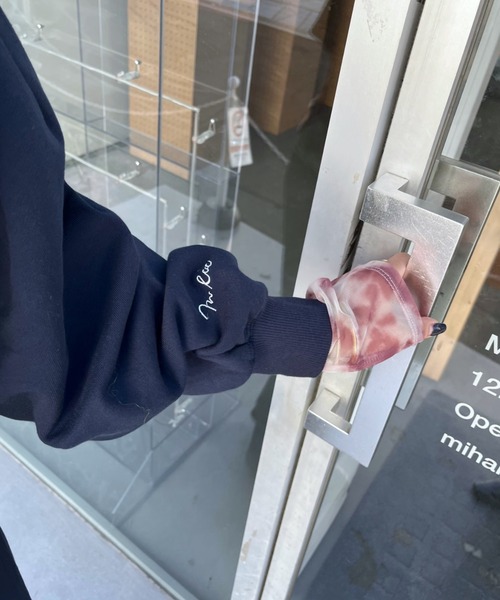 mline（エムライン）の「セットアップ対応[mline]刺繍ショートスウェット（スウェット・レディース・オフホワイト/ネイビー・FREE）」の19枚目の写真