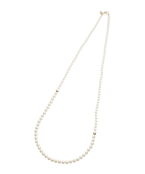 UNTITLED（アンタイトル）の「◆【セレモニー】メタルポイントパールネックレス（ネックレス・レディース・ゴールド/シルバー・99）」の3枚目の写真