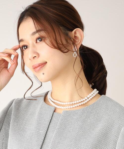 UNTITLED（アンタイトル）の「◆【セレモニー】メタルポイントパールネックレス（ネックレス・レディース・ゴールド/シルバー・99）」の8枚目の写真